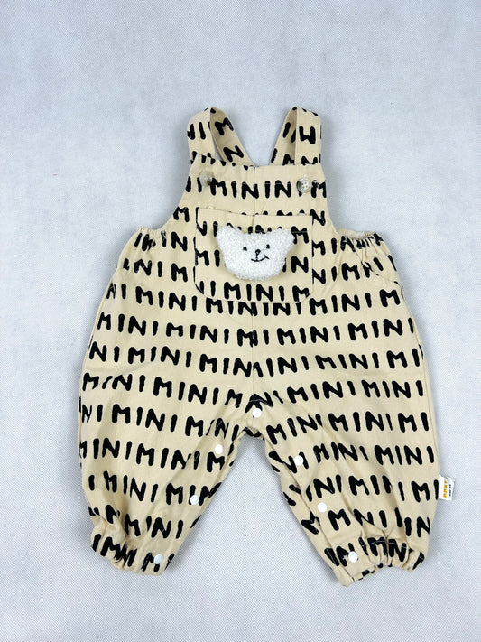 Mini béžový overál