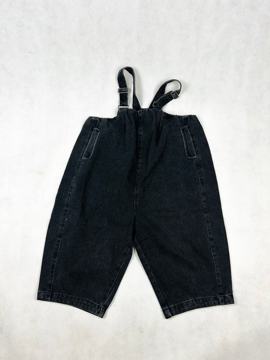 Čierny rifľový overál