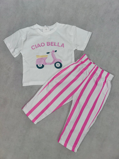 CIAO BELLA ružový set