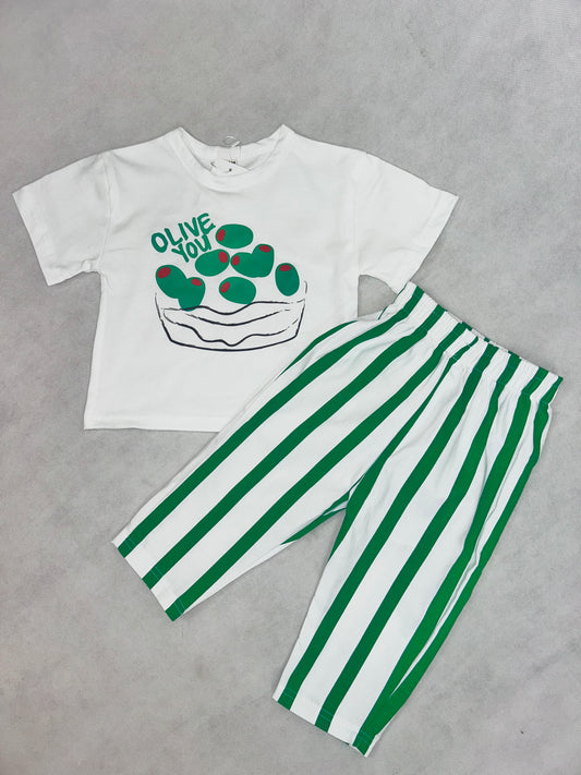 OLIVE YOU zelený set