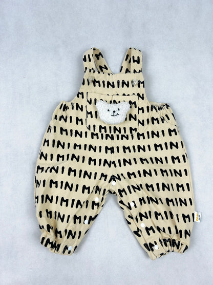 Mini béžový overál