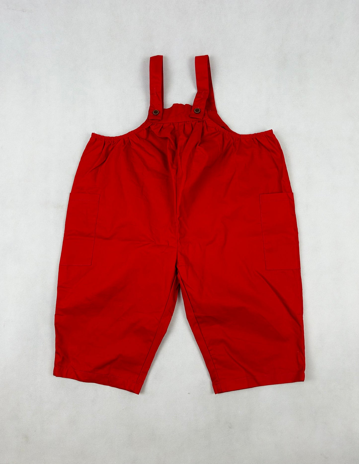 Červený oversize overál